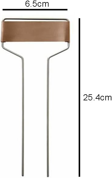 10 Pieces Copper Plant Tags Metal Plant Labels Nursery Tags Plant Markers Garden Marker Planting Gardening Sticks Garden Label Stakes Planting Seedling Stake Signs, 10 Inch