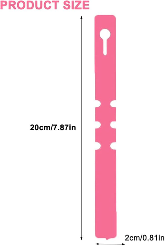 200Pcs Pink Plant Labels Plant Tags Wrap Around Hanging Tags Adjustable Outdoor Nursery Garden Labels Sun-Proof Reusable Tree Markers with 2pcs Waterproof Permanent Marker Pen (200Pcs Pink)