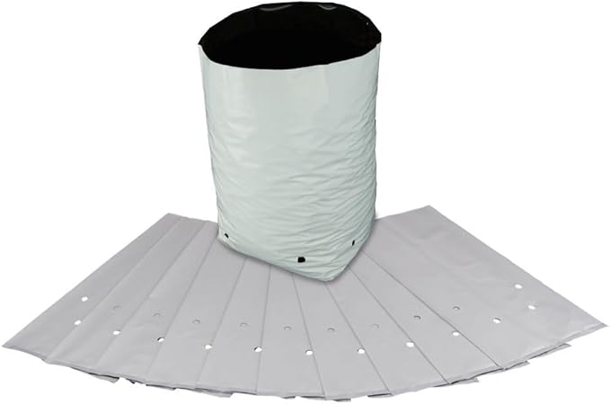 100-Pack HTGSupply 1/2-Gallon Poly Grow Bag Planters (100 Bags)