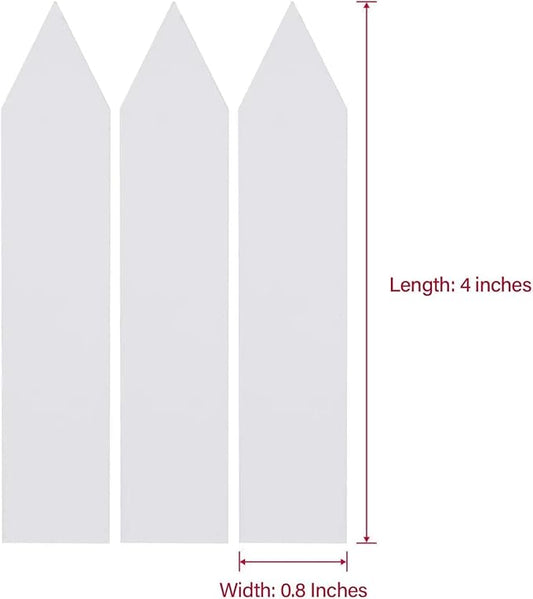 4 Inch Plastic Plant Labels for Seedlings, Flexible Waterproof Plant Tags, Vegetable Gardening Stake Tags for Potted Plants and Outdoor Garden, White, 1000 Pcs