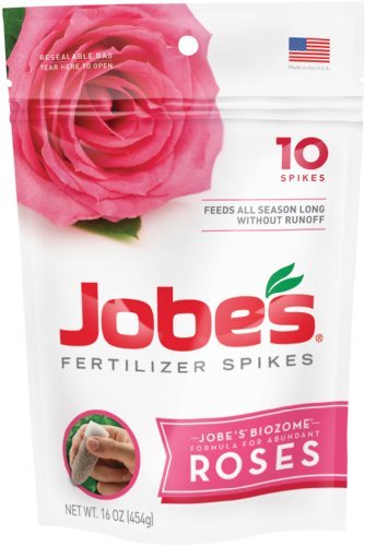 Jobes 4102 Rose Fertilizer Spikes 9-12-9 10 Pack