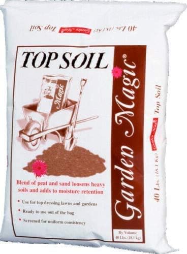Michigan Peat 5540 Garden Magic Top Soil, 40-Pound (Two Pack)