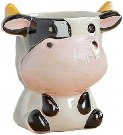 Gaolinci Mini Cute Ceramic Animal Flower Pot Succulent Plant Pot