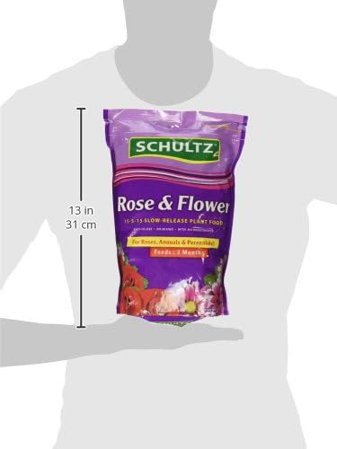 Schultz Spf48410 Rose & Flower Slow-Release Plant Food, 15-5-15, 3.5 Lbs.