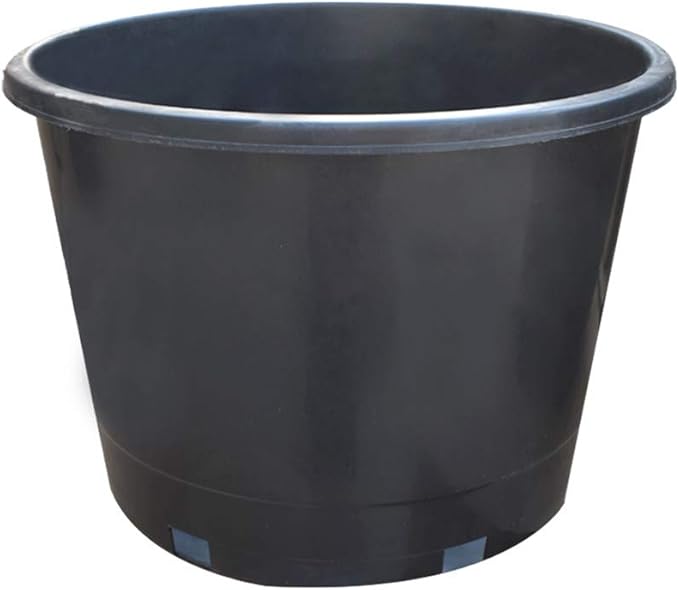 Nursery Pot 1 Gallon 1 Gal 2 Gal 3 Gal 5 Gal 7 Gal 10 Gal 15 Gal Nursery Container Injection Molded Pot Fit for Plants Soil Growers or Hydroponics (5,10 Gallon)