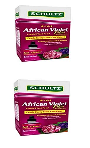 Schultz SPF44900 African Violet Plus Liquid Plant Food 8-14-9, 4 oz (Тwо Расk)