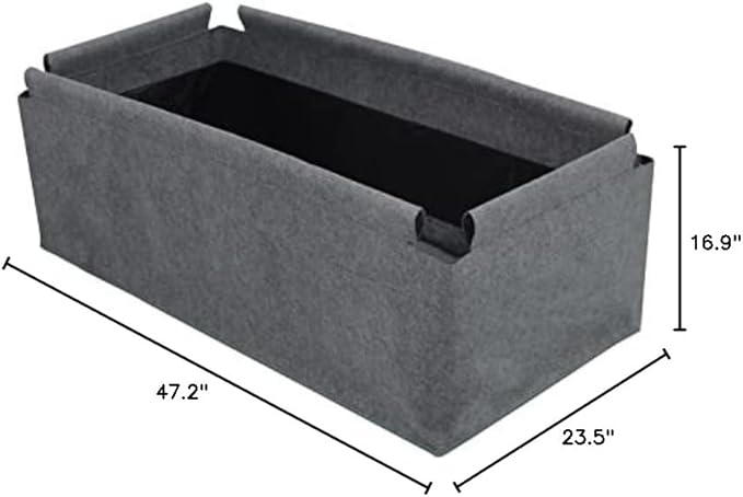 Gardzen Raised Garden Bed - Planter Box, NO-Till Living Soil Fabric Grow Bed (No Frame Included)