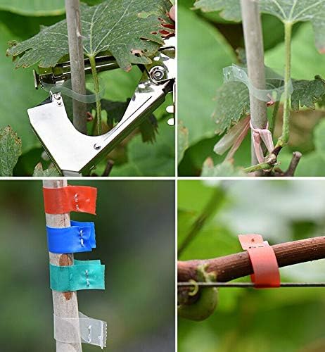 Plant Ties,3PCS Blue Tape Tie Bind Used For Different Kinds Of Plants (11mm x 30m )