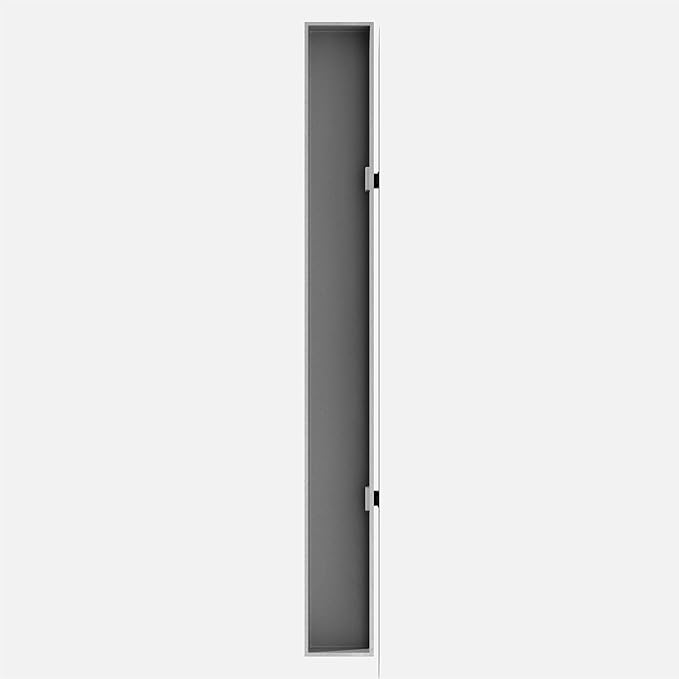 Veradek Forma Series Trough Hanging Planter - Rectangular Planter for Window Sill/Wall Decor | Made from Plastic-Stone Material | Modern Décor for Succulents, Indoor Small Plants