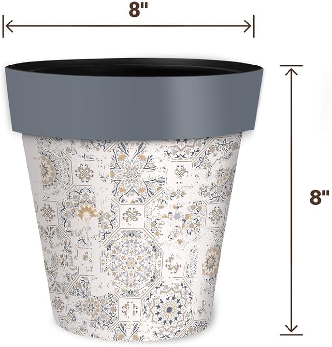 Briarwood Lane Distressed Tiles Small Planter