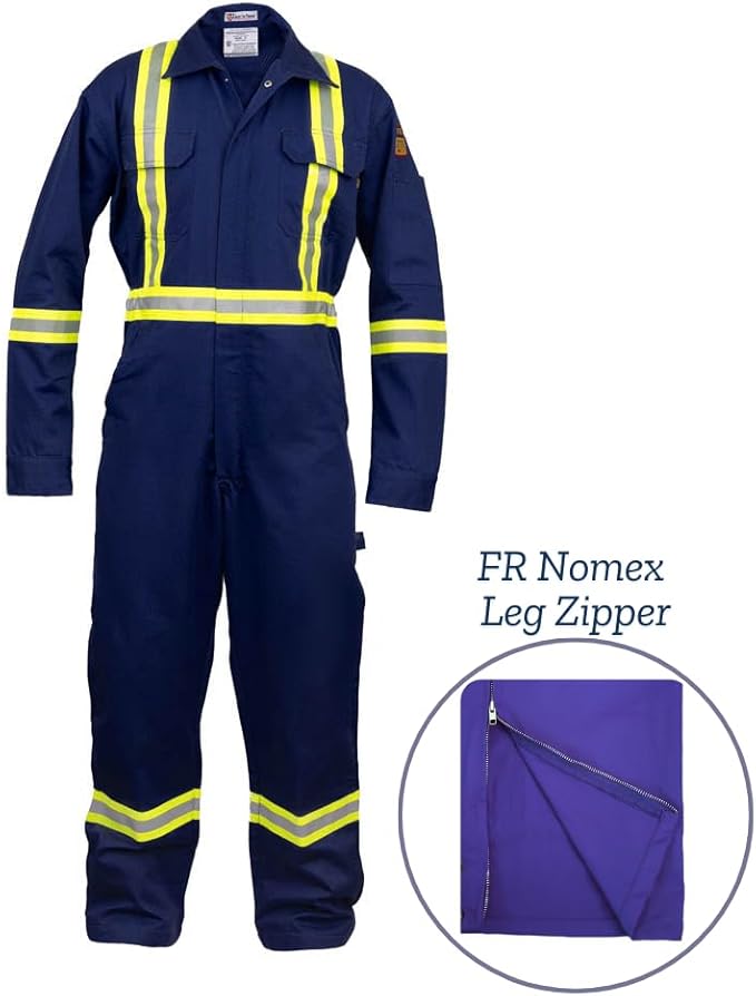 Just In Trend Mens Flame Resistant FR Coverall with multiple options