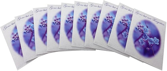 Forget Me Not Seeds - Gone But Not Forgotten Funeral Favors - Prefilled Seed Packets - Ready to Give - Pack of 20