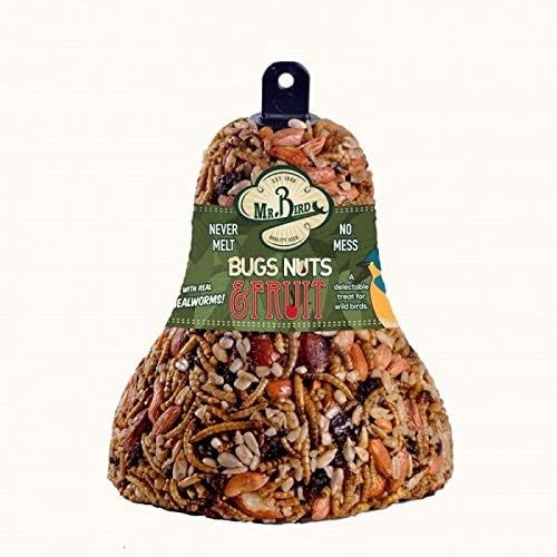 Mr. Bird 6-Pack Bugs, Nuts, & Fruit Wild Bird Seed Bell 12.5 oz.