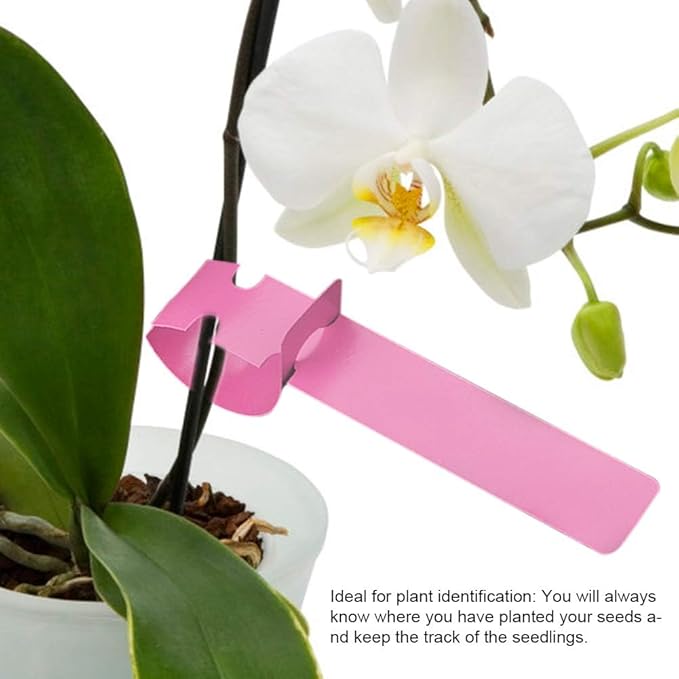 100PCS Plastic Plant Hanging Tree Tags Wrap Around Nursery Garden Labels Markers Waterproof Nursery Garden Labels Tags()