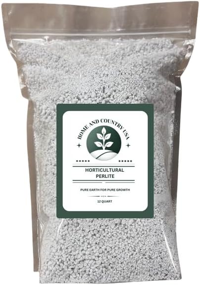 Horticultural Perlite - 12 Quart Bag for Soil Aeration and Drainage Improvement