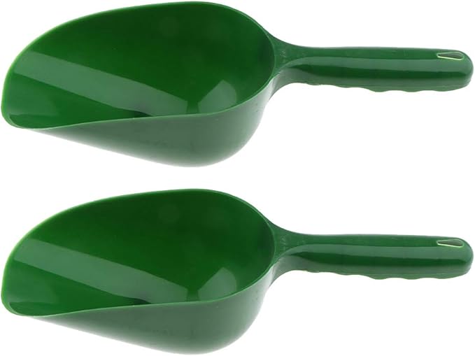 2pc Plastic Handy Garden Scoop For Soil, Compost, Planting Re-Potting Plants