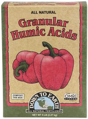 Down to Earth Granular Humic Acid - 5 lb (6/Cs)