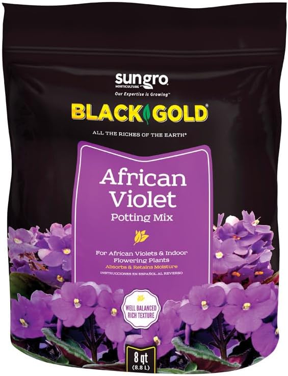 Black Gold 1410502 8 QT P 8 Quart African Violet Potting Soil