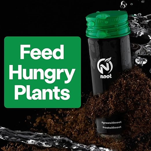 Noot 'Keep House Plants Alive' Bio-Organic Plant Food Liquid Fertilizer, Makes 3.5 Gallons, Root Boosting Mycorrhizae, Fast Growth for Monstera, Aroid, Succulent, Orchid - Use Every Watering (1 Vial)