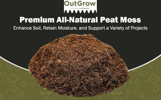 8 Quarts of Natural Peat Moss - No Additives 100% Pure