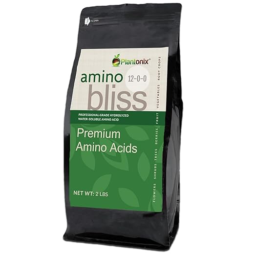 Amino Bliss (2lbs) - Natural Amino Acids for Indoor Plants, Outdoor Plants, House Plants, Cuttings, Orchids, & Turf - Organic Plant Fertilizer Supplement - Hydrolyzed Amino Acids for Plants & Gardens