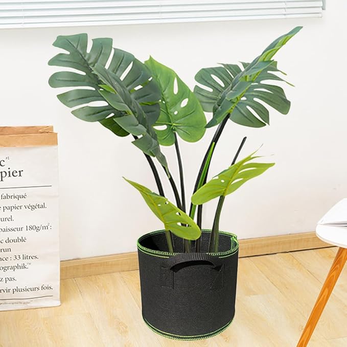 Segreto 30 Gallon Grow Bags Heavy Duty Thickened Aeration Nonwoven Fabric Flower Pots Plant Container with Handles for Garden