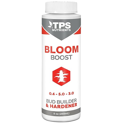 TPS NUTRIENTS Bloom Bud Builder & Flower Hardener Plant Nutrient and Supplement, Triggers Fast Flowering 8 oz (250mL)