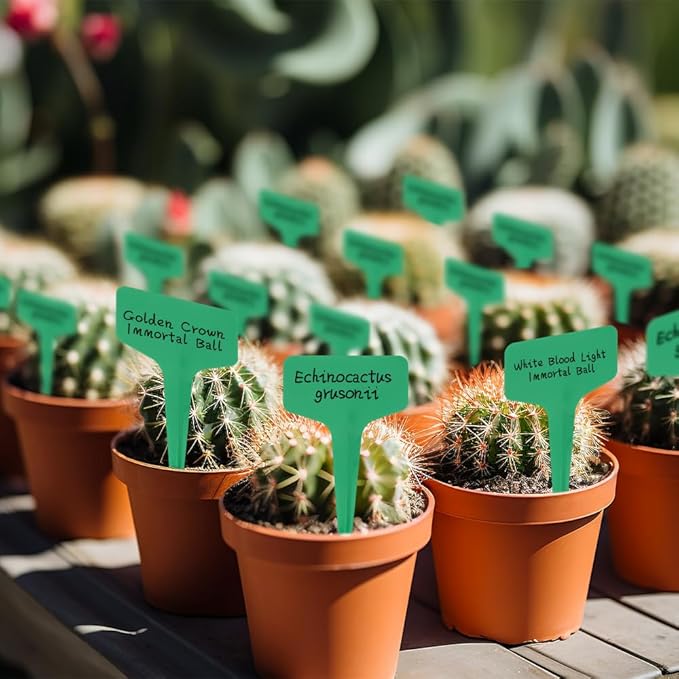 Plant Labels,200pcs Plant Name Tags,Green Plant Markers,Gardening Supplies,Garden Labels Outdoor Waterproof,Garden Markers,Plastic Plant Labels for Seedlings,Greenhouse Accessories,Plant Nursery