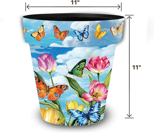 Briarwood Lane Sunshine Butterflies Medium Planter
