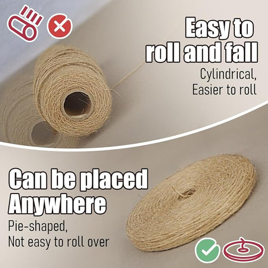 PerkHomy 800 Feet (2Pcs * 400Feet) Garden Twine Strong Natural Jute Long Brown Twine for Gardening Tomato Climbing Plant Tie Floristry Crafts Gift Wrapping Packing Decor