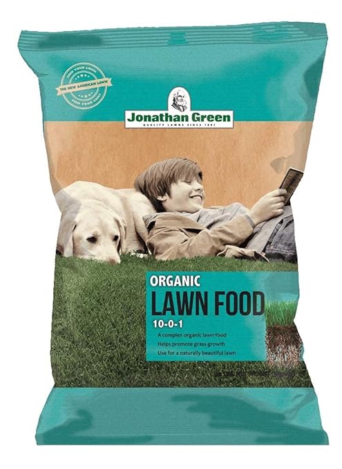 Jonathan Green & Sons 7566565 Organic Lawn Food 10-0-1 (5,000 sq. ft.). Pack of 2
