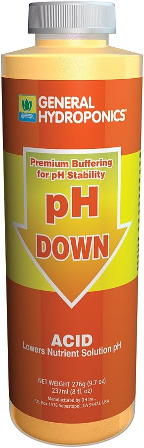 General Hydroponics pH Down - 8 Oz