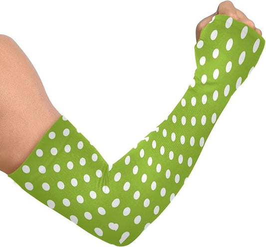 Wamika Gardening Sleeves Spring Globe Daisy Flowers Farm Sun Protective Arm Sleeves with Tumb Hole