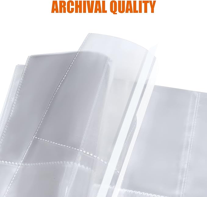 Seed Organizer Garden Seeds Storage Clear Sheet Protectors with 8.5x11 Binder, Seed Packet Organizer Kit
