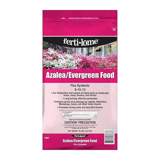 Fertilome (13687) Azalea/Evergreen Food Plus with Systemic 9-15-13 (10 LBS)