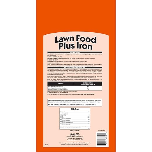 Fertilome (10757) Lawn Food Plus Iron 28-4-4 (40 lbs.)