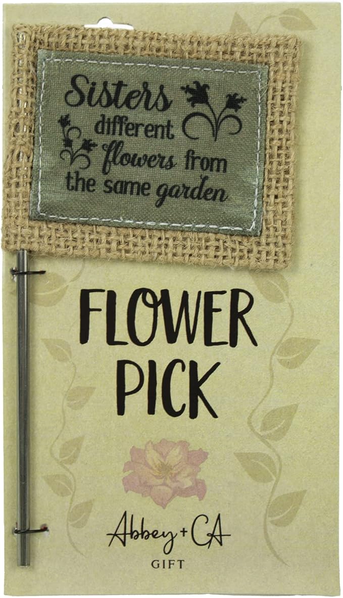 Abbey & CA Gift Sisters Different Flag Flower Pick