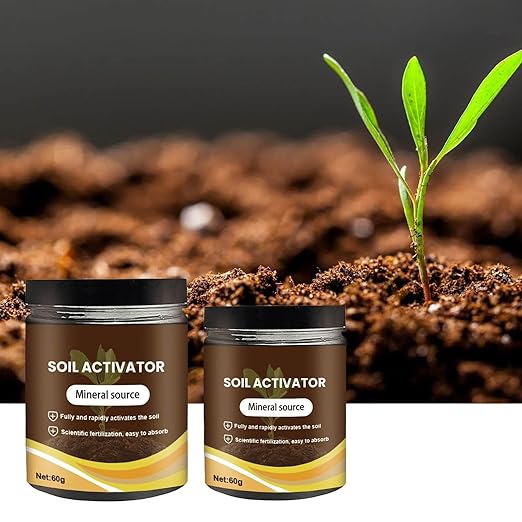 Soil Activated, 2025 Organic Soil Activator & Plant Fertilizer for Raised Garden Beds, Dirt Health Booster, Liquid Fertilizer for Indoor & Outdoor Plants for Raised Garden Beds, Potting Mix (2PC)