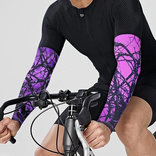 Binienty Unisex Arm Sleeves for Driving, Golf, Cycling, Sports, UV Protector Cooling Arm Sleeves Cover