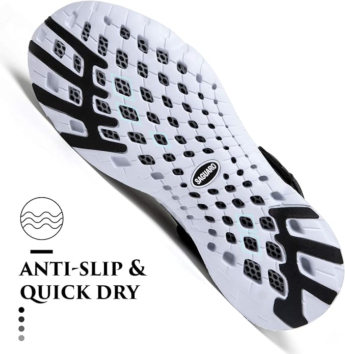 SAGUARO Men's Women's Quick Dry Garden Shoes Lightweight Breathable Gardening Clog Water Shoes Mesh Sandals for Sports Outdoor Beach Pool Exercise