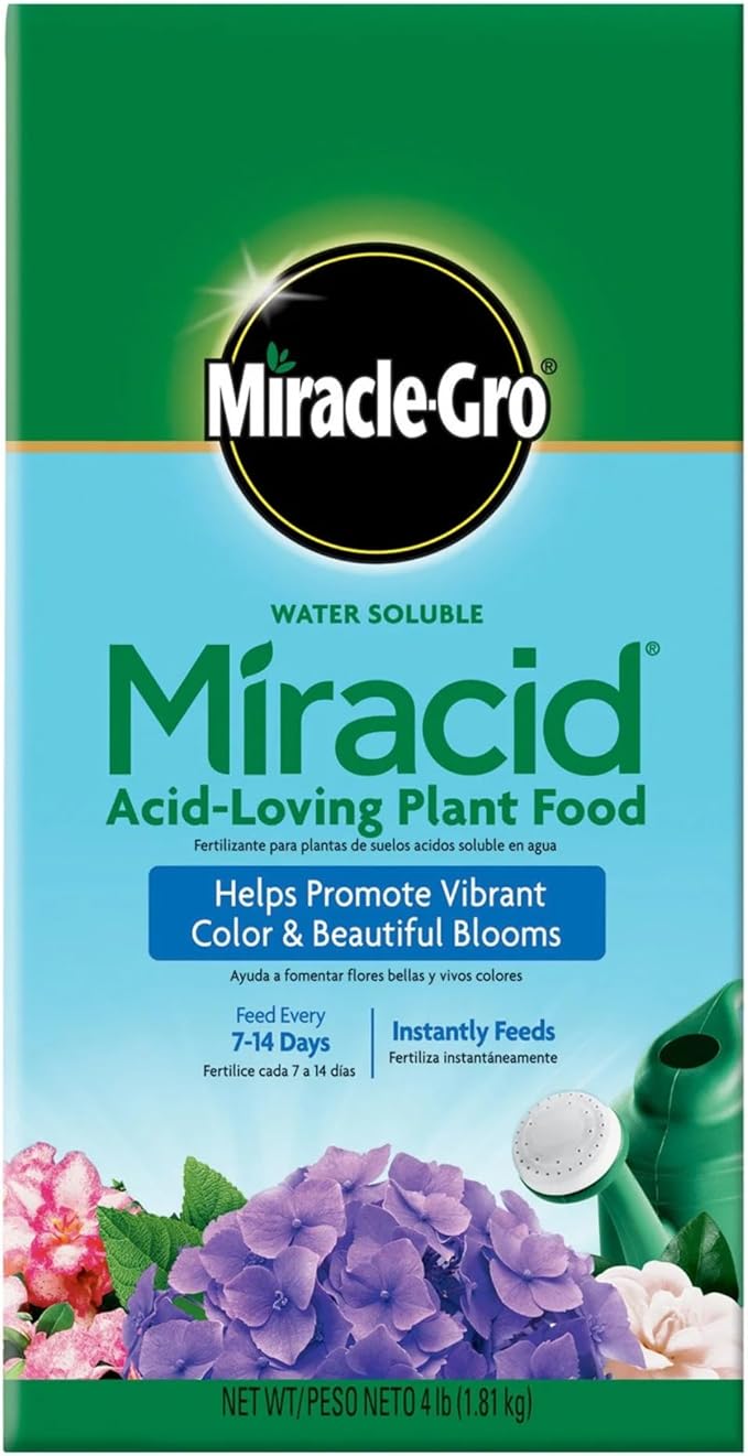 Miracle GRO Garden Pro Water Soluble Miracid Plant Food 30-10-10 4 Lb.