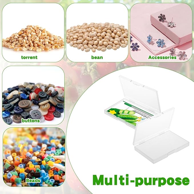 24 Slot Seed Storage Organizer Box with Insulated Bag with Dual Zipper Bag, Garden Seed Organize Sealed Bags and Label Stickers Saving Container Keeper Set for Garden Vegetable Flower Plants