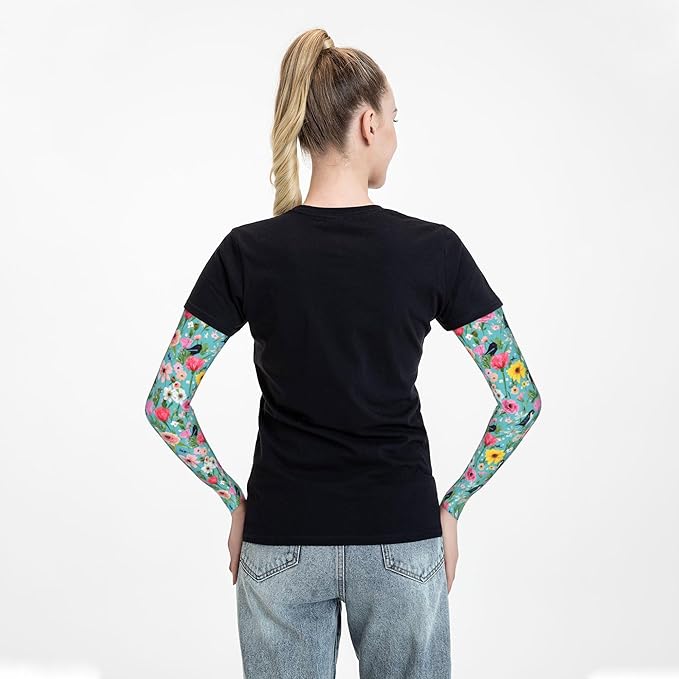 Arm Sleeves Outdoor Garden Sports Cooling Sun Sleeve for Women Men Farm