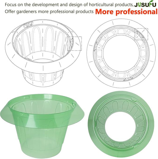 10 Pack Slug Collars for Plants,Medium-Sized Snail Protection Ring, Provides Effective Protection Against Snails for Your Salad Plants and Others Plants.