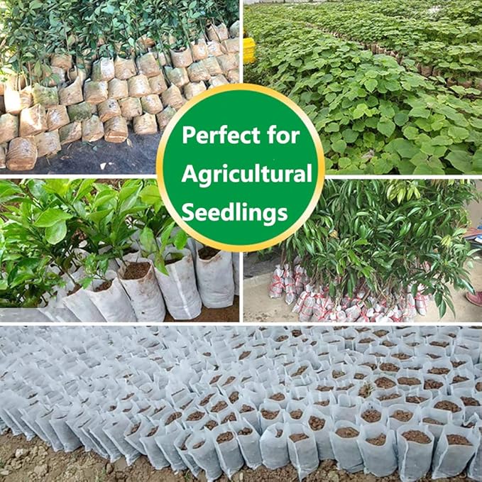 Belit Large Non-Woven Plant Nursery Bags, 30 Pcs Grow Bags Seedling Pots Container for Tree,Vegetable, Flower, Plant Grow (12.6"x13.4")