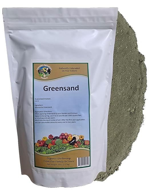 Greensand 5 Pounds – Natural Fertilizer for Healthy Soil, Rich in Potassium & Iron, Great for Gardens, Lawns & Growing - Lancaster Agriculture Products