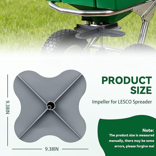 Fertilizer Spreader Impeller for Lesco 030317 101186, 705699, 091186 Spreader Replacement