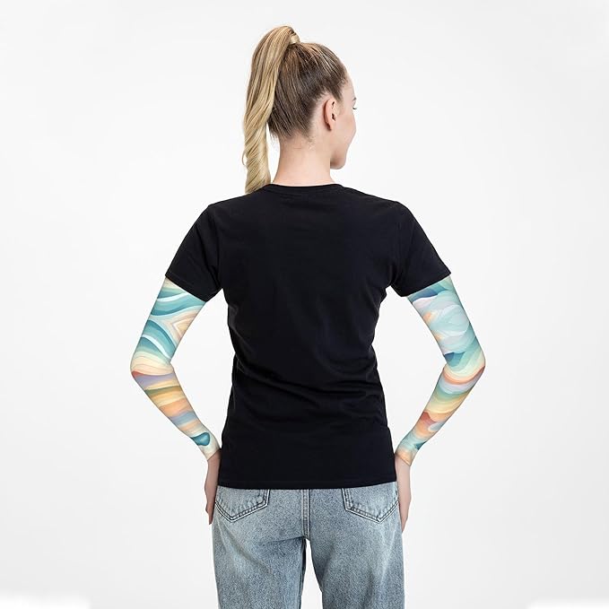 Arm Sleeves Outdoor Garden Sports Cooling Sun Sleeve for Women Men Farm