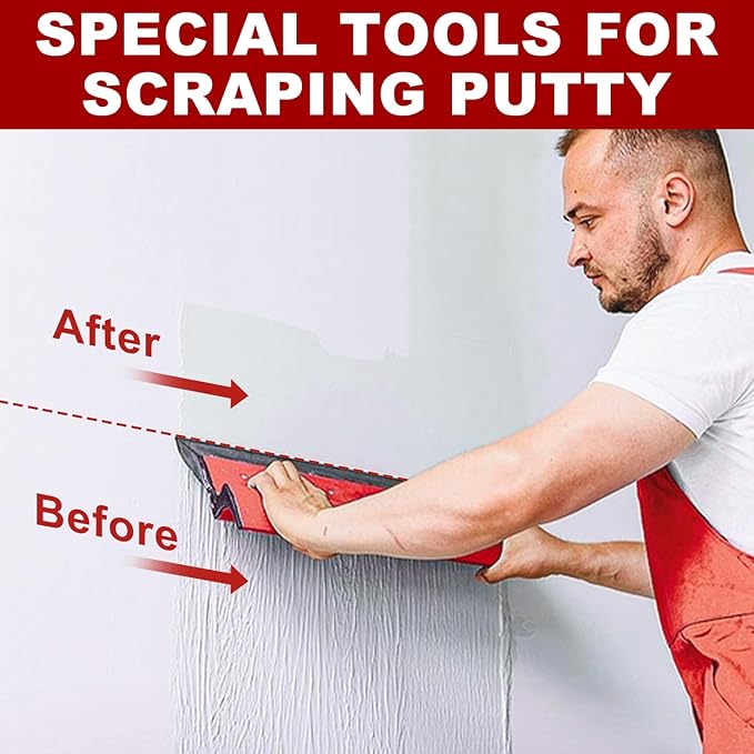 40 Inch Drywall Skimming Blade, Replaceable 0.38mm Stainless Steel Blade, Drywall Trowel for Gyprock, Drywall and Wall-Boardrd, Ergonomically Designed Grip