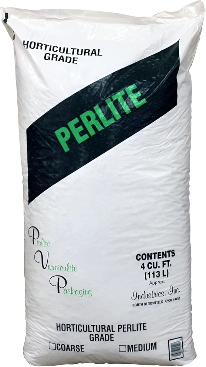 3 Pack Organic Coarse Perlite Planting Soil Additive, 4 cu ft